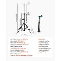 SucceBuy Bike Repair Stand 66/85/88/110lb Heavy-duty Bicycle Work Stand Foldable Bicycle Maintenance Rack for Mountain&Road Bike steel 66lb