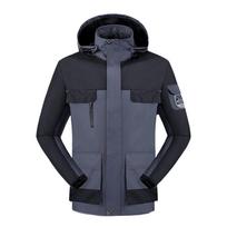 Couple Punching Jacket Autumn Thin Section Outdoor Pilot Hooded Jacket Mountaineering Jacket L