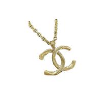 CHANEL [23A Handicraft Workshop] Double C Fashion Avant-garde Double C Metal Necklace Women's Gold auksas