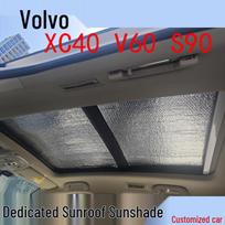 Volvo XC40/60/90 Panoramic Sunroof Sunshade - Thickened Sun Protection Curtain 2017 Old Volvo XC60 Sunroof Two-Piece