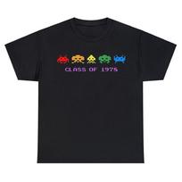 Arcade Galaga Video Game Retro Vintage 80s Invader Space Gaming Alien T shirt For Unisex Cool Vintage Cotton Gift Idea Clothes S