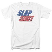 Slap Shot Blue & Red Logo T-Shirt Mens Womens Tees Top Sizes S-4XL NEW S