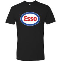 Karštasis Rod T-shirt Marškinėliai Nostalgija Dujos Aliejus Drag lenktynės Esso Ovalas XXXXL