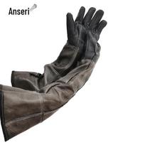 Ansairey Top-grain Cowhide Pet Anti-Bite Gloves