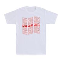 Kiss More Girls Gay & Lesbian Pride LGBT Lovers Feminist Gift Unisex T-Shirt S įvairiaspalvis