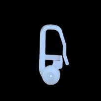 50 pcs Universal Plastic Curtain Hook with Ball Track Hook Bath Curtains Fixing Holders Curtains Accessories Home Decor