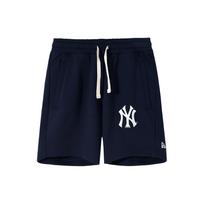 New Era MLB New York Yankees Logo Letter Drawstring Casual Shorts Unisex shorts Navy-Blue 12727836 S