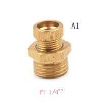 Oro kompresoriaus vandens išleidimo vožtuvas su vidiniu sriegiu, žalvario spalvos, PT 1/2'' 3/8'' 1/4'' A1