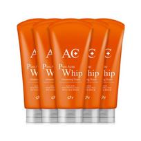 C2Y Pure Acne Whip Cleansing Foam 220ml*5Pcs orange