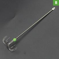 Stainless Steel Double Layers Umbrella Hook Squid Octopus Fishing Jig Hooks Double hook
