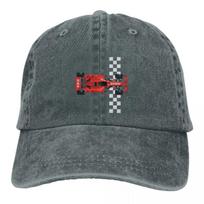 Summer Cap Sun Visor Red Finish Hip Hop Caps F1 Car Race Cowboy Hat Peaked Trucker Dad Hats Adjustable