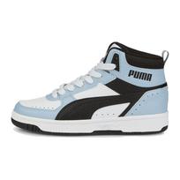 Puma Rebound Leather Comfortable Versatile Shock-Resistant High-Top Sneakers Unisex Sneakers 388447-01 35.5