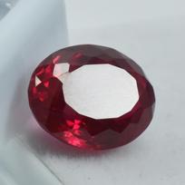 8.10 Ct Natural Red Ruby Oval Cut Flawless Loose Gemstone CERTIFIED For Her 13.0 mm Approx raudona