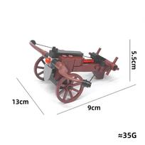 Medieval Roman castle legion crossbow car catapult assembly military weapon building block toy