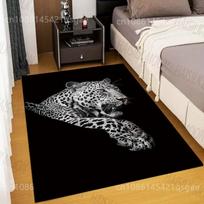 Multiple Sizes Leopard Art Carpet for Living Room Bedroom Sofa Creative Doormat Home Decor Area Rug Large Size Nonslip Carpet 40x60cm (16x24in)