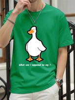What Was Goose Supposed To Say Printing TShirt Women Cotton Summer T Shirt Comfortable Loose ONeck Tops Street Woman Clothes S