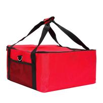 Pizza Bag Extra Large Thermal Insulation Winter Meal Delivery  Red Pizza raudona