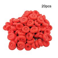 20PCS Sealing Tube Sealer Caps Open Caulking Glue Tip Sealing Cap New Caulk Protective Cap  Home raudona