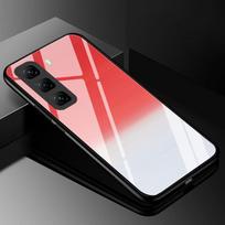 Grūdinto stiklo telefono dėklas, skirtas Infinix Hot 50 Pro Plus, prabangus kietas galinis buferio dangtelis, skirtas Infinix Hot50 Pro+ 4G, Capa Hot 50i 50 5G Hot 50 Pro 4G red