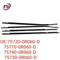 Toyota RAV4 Chrome Exterior Window Drip Moulding Seal 75710-0R060D for 2020 models. 75720-0R060-D