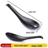 Japanese Melamine Ramen & Soup Spoon with Hook