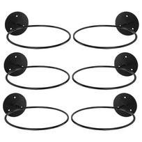 6Pcs Metal Ball Rack for Basketball Soccer Volleyball Wall Storage Display Football Wall Mount Ball Stand Wall Mounted 1 gray