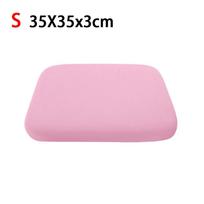 4cm Thick Seat Cushion Memory Foam Ultra Soft Car Seat Pad Rebound Anti-Slip Office Chair Pad pink
