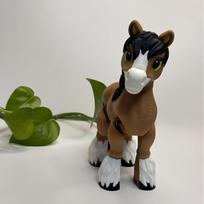 Printed 3D Horse Pony Model Flexible Animals Toy Statue Movable Joints Home Office Decor Fidget Toys Stress Easing Animal Toys