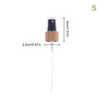 1Pcs 18-410 20-410 24-410 Bamboo Plastic Skincare Packaging Bottle Pump Lids Eco Friendly Wooden Cover Lotion Caps Spray Top S juoda