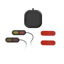 Motorcycle Blind Spot Radar Detection BSD System, Lane Change Warning Safety Aid, Millimeter Wave Sensor Standard Version juoda