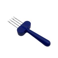 3D Cord Knitting Tool with Crochet Hooks - Knit, Chain Stitch, Icord Black 3-Hook