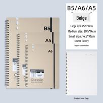 A5 Wide-Ruled Thick Spiral Notebook for Students & Office – High Appearance, Ideal for Exam Prep, In Stock