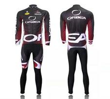 Tour de France cycling sportswear cycling suit autumn and winter long-sleeved suit road bike suit S