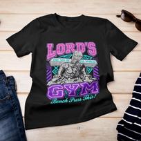 Faith Fitness Christian Workout Shirt Jesus Gym Graphic Tee Unisex T-Shirt XL