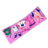 Diy 3D Cake Decorating Baby Clothes Shaped Fondant Sugar Cake Silicone Mold Art Tools
