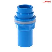 20-50Mm PVC jungtys sustorintos akvariumo vamzdžio sodo drenažo vamzdžio adapteris 20mm mėlyna