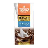 Pieninis šokoladas, be cukraus, TRAPA, 80 g