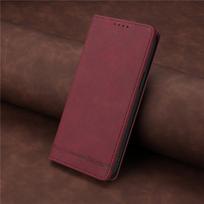 Odinė Retro Apsauganti nuo vagystės Piniginė Atverčiama dėklas Xiaomi Poco C85 C71 C75 F7 Ultra M7 X7 Pro 5G telefonui Magnetinis užsegimas Kortelių laikiklis for Poco X7 Pro 5G juoda