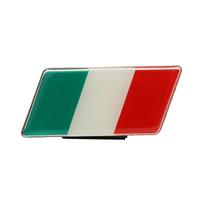 1Pc Aluminum Flag Car Stickers Grille Emblem Badge Britain German France Australia America Russia Car Parts Exterior Accessories