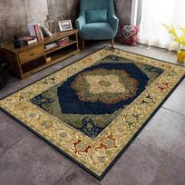 American Retro Persian Bohemia Carpet Large Area Non-Slip Living Room Bedroom Study Cloakroom Floor Mat Home Decoration 40x60cm