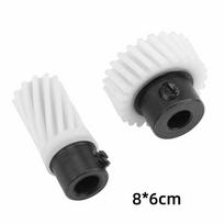 2pcs Plastic Gear Set 2Pcs Kit Hook Drive Gear Feed Dog Drive  Sewing Machine Repair