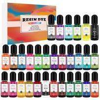 30 Colors Versatile Epoxy Resin Colourant Highly Concentrated Oil Based Pigment for DIY Crafts Long Lasting Liquid Dye 1