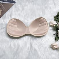 Nuimamos push-up liemenėlės pagalvėlės Kvėpuojančios kempinės paminkštintos Aukštos kokybės liemenėlės pagalvėlės Moterims smėlis
