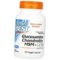 Chondoprotector, Glucosamine Chondroitin MSM + UCII, Doctor's Best 90 veg caps (03327018) 90vcaps