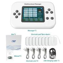 Professional 30-Level Multi-Output Pulse Massager - 15-Mode Wellness Device for Body and Facial Relaxation balta