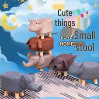 Cartoon Animal Stool for Kids - Fun, Versatile Shoe-Changing & Gift Option 46cm Length, 23cm Height, 26cm Width