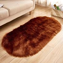 Oval Household Area Rug - Bedroom, Living Room, Bathroom Mat 40x60cm