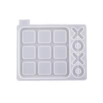 Tic Tac Toe Resin Mold XO Board Game Silicone Molds Family Game Epoxy XO Casting small