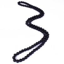 Obsidianas Hematitas Tigro Akis Karoliukų Vėriniai Vyrams Mada Natūralaus Onikso Vėriniai Moterims Magnetinei Sveikatos Apsaugai Papuošalai 6mm Tiger Eye&50cm black