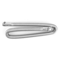 Stainless Steel Parking Air Heater Exhaust Pipe Diesel Gas Vent Hose 2.5cm 1in Inner Diameter100cm 39.4in white